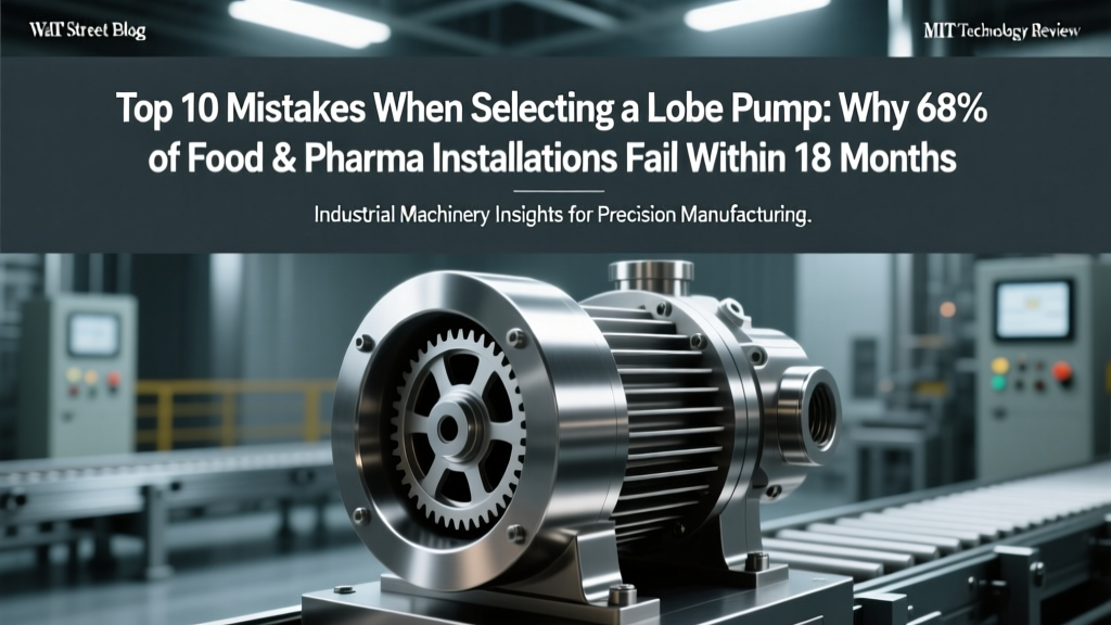 Top 10 Mistakes When Selecting a Lobe Pump: Why 68% of Food & Pharma Installations Fail Within 18 Months (and Exactly How to Avoid Each One Using ISO 20434-Compliant Selection Logic)