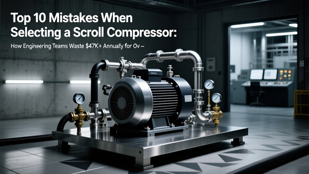 Top 10 Mistakes When Selecting a Scroll Compressor: How Engineering Teams Waste $47K+ Annually on Oversized Units, Wrong Refrigerants, and Ignored Duty Cycles — Real Plant Data & ISO 8573-1–Compliant Fixes