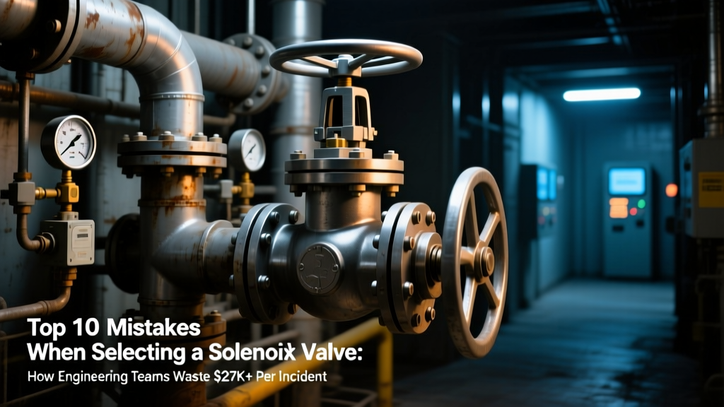 Top 10 Mistakes When Selecting a Solenoid Valve: How Engineering Teams Waste $27K+ Per Incident on Wrong Specs, Undersized Cv, and Ignored Media Compatibility — Backed by 412 Field Failure Reports & API 602 Compliance Data
