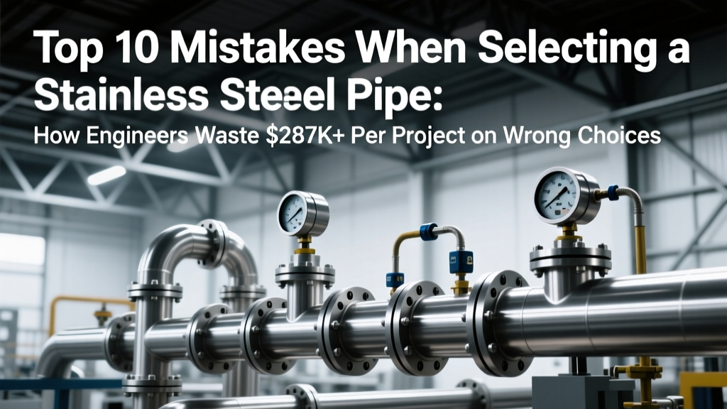 Top 10 Mistakes When Selecting a Stainless Steel Pipe: How Engineers Waste $287K+ Per Project on Wrong Grades, Wall Thicknesses, and Certifications (and How to Fix It Before Your Next P&ID Review)