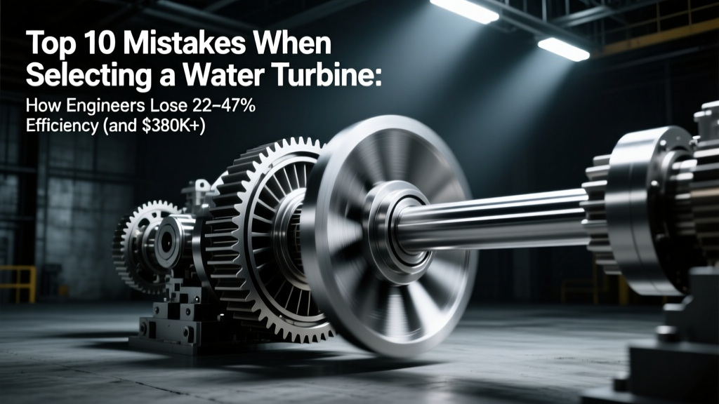 Top 10 Mistakes When Selecting a Water Turbine: How Engineers Lose 22–47% Efficiency (and $380K+ in Annual Revenue) by Ignoring Head-Flow Mismatch, Cavitation Margins, and ISO 60193 Compliance — Real Plant Data Inside