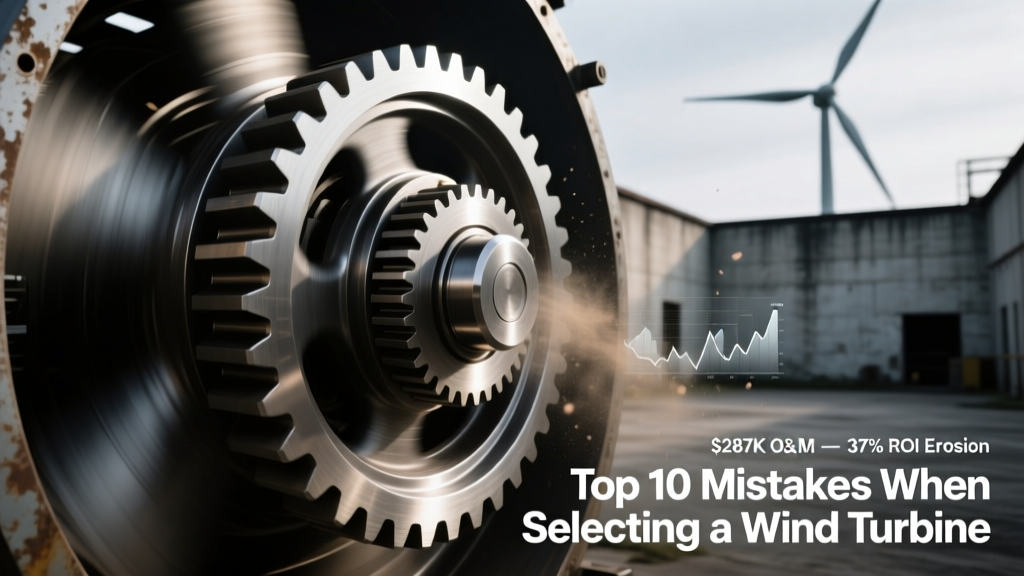 Top 10 Mistakes When Selecting a Wind Turbine: How $287K in Hidden O&M Costs, 37% ROI erosion, and 12-year payback extensions stem from overlooked site-specific aerodynamics, turbine-class mismatch, and misapplied IEC 61400-12-1 power curve corrections.