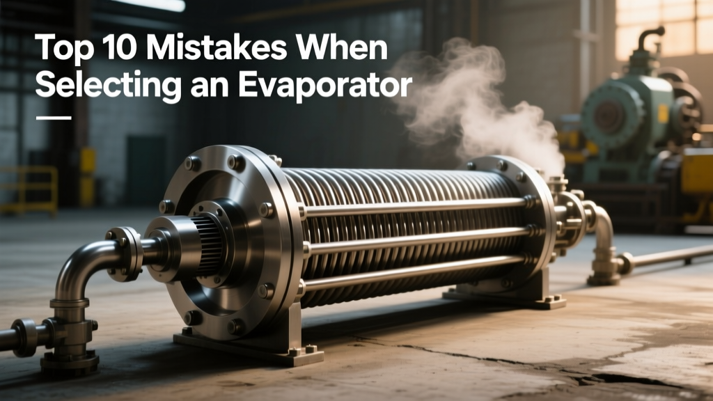 Top 10 Mistakes When Selecting an Evaporator (That Cost Facilities $287K+ in Downtime & Energy Waste Last Year) — Real Plant Data, ASME-Compliant Fixes, and a Decision Matrix You Can Use Today