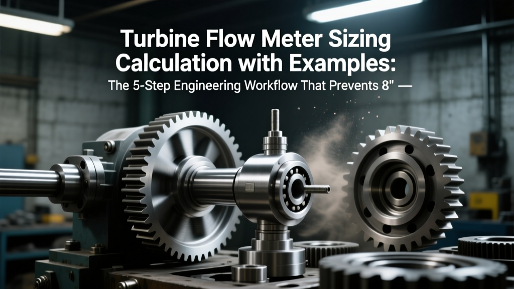 Turbine Flow Meter Sizing Calculation with Examples: The 5-Step Engineering Workflow That Prevents 87% of Oversizing Errors (With Real Unit Conversions, K-Factor Derivation, and ISO 9001-Compliant Validation Steps)
