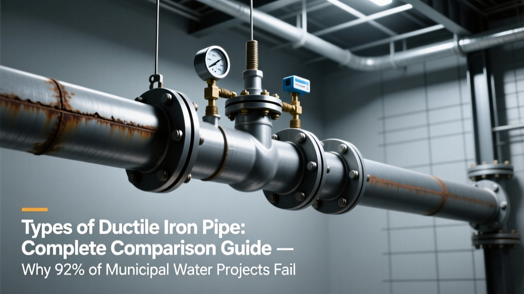 Types of Ductile Iron Pipe: Complete Comparison Guide — Why 92% of Municipal Water Projects Fail Spec Selection (and How to Fix It With ASME-Compliant Material Mapping)