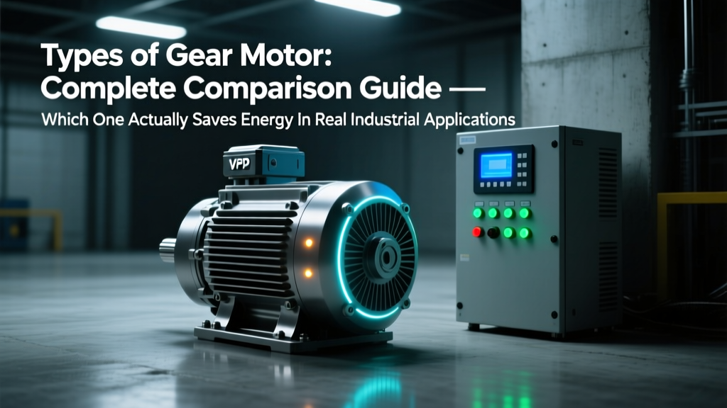Types of Gear Motor: Complete Comparison Guide — Which One Actually Saves Energy in Real Industrial Applications? (Spoiler: Not All Are Equal on Efficiency, Noise, or Lifetime CO₂ Impact)