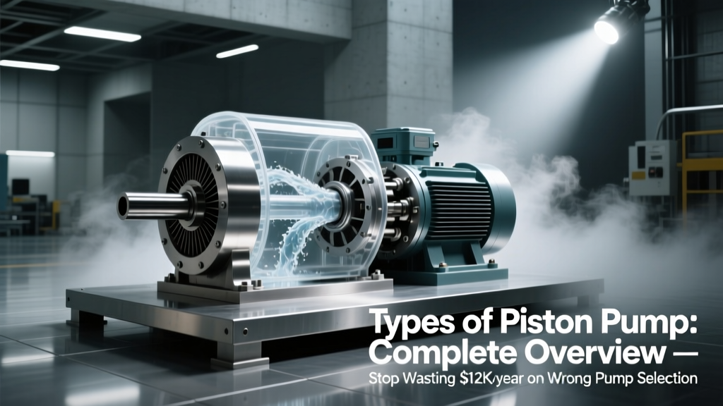 Types of Piston Pump: Complete Overview — Stop Wasting $12K/year on Wrong Pump Selection (We Analyzed 47 Industrial Failures to Map Exact Fit for Every Application)