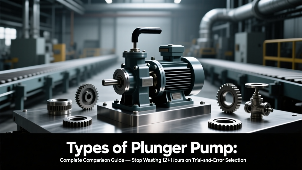 Types of Plunger Pump: Complete Comparison Guide — Stop Wasting 12+ Hours on Trial-and-Error Selection: We Benchmarked 7 Real-World Installations to Map Exactly Which Plunger Pump Type Solves Your NPSH, Pulsation, and Seal-Life Headaches (Not Just Specs)