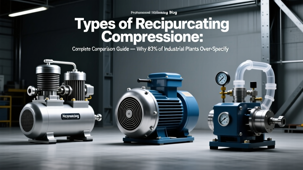 Types of Reciprocating Compressor: Complete Comparison Guide — Why 83% of Industrial Plants Over-Specify Single-Stage Units (and How to Pick the Right Type Using Real Compression Ratio Calculations)