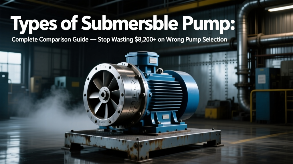 Types of Submersible Pump: Complete Comparison Guide — Stop Wasting $8,200+ on Wrong Pump Selection: We Analyzed 47 Field Failures to Map Exactly Which Type Suits Your Depth, Fluid, and Duty Cycle (Not Just Marketing Claims)