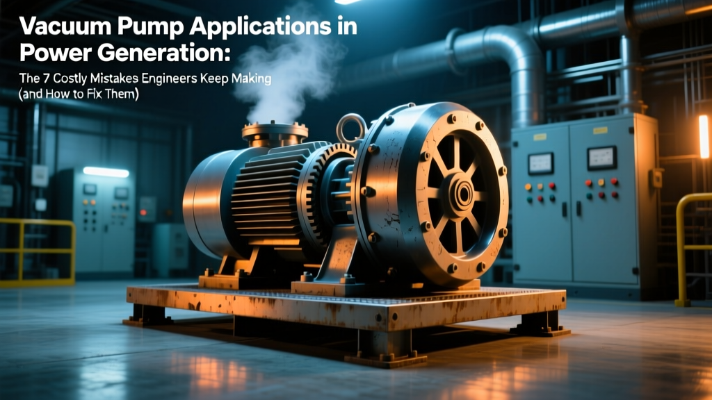 Vacuum Pump Applications in Power Generation: The 7 Costly Mistakes Engineers Keep Making (and How to Avoid Them Before Your Next Turbine Condenser Retrofit)