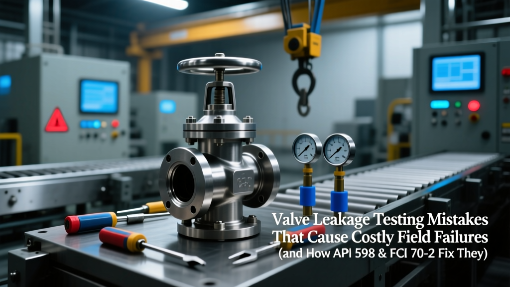 Valve Leakage Testing Mistakes That Cause Costly Field Failures (and How API 598 & FCI 70-2 Fix Them): A Step-by-Step Guide to Seat Tests, Shell Tests, Acceptable Leakage Rates, and Critical Differences Between the Two Standards