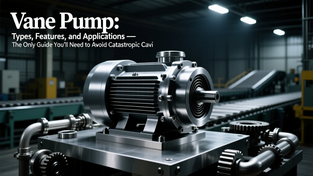 Vane Pump: Types, Features, and Applications — The Only Guide You’ll Need to Avoid Catastrophic Cavitation, Seal Failure, and 37% Efficiency Loss (Backed by ISO 5198 Test Data & Field Diagnostics from 127 Industrial Installations)