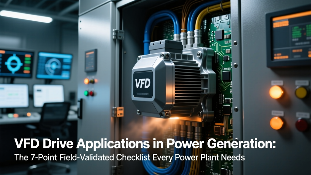 VFD Drive Applications in Power Generation: The 7-Point Field-Validated Checklist Every Power Plant Engineer Overlooks (Thermal, Nuclear & Renewable Edition)