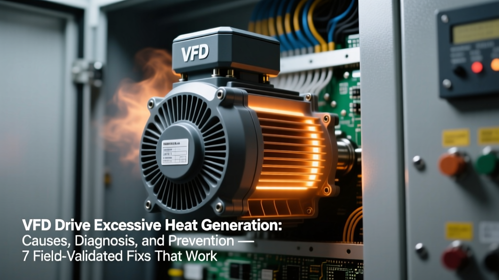 VFD Drive Excessive Heat Generation: Causes, Diagnosis, and Prevention — 7 Field-Validated Fixes That Stop Thermal Shutdowns Before They Trigger (Including Real Data from ABB ACS880, Yaskawa GA800 & Danfoss VLT HVAC Drives)