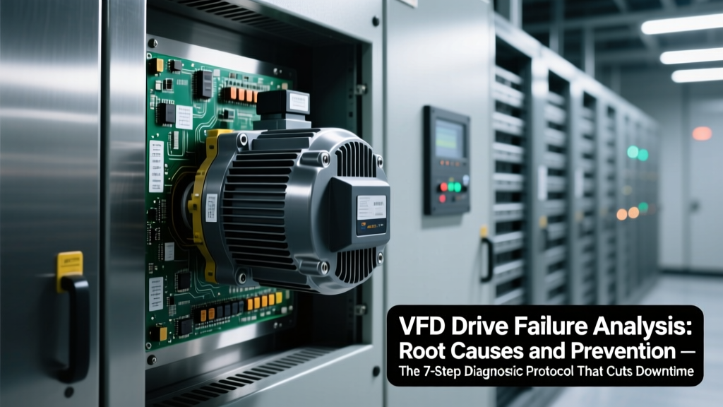 VFD Drive Failure Analysis: Root Causes and Prevention — The 7-Step Diagnostic Protocol That Cuts Downtime by 63% (Backed by IEEE 115 & NEMA MG-1 Field Data)