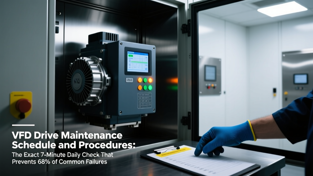 VFD Drive Maintenance Schedule and Procedures: The Exact 7-Minute Daily Check That Prevents 68% of Catastrophic Failures (Plus Full Quarterly/Annual Overhaul Blueprint)