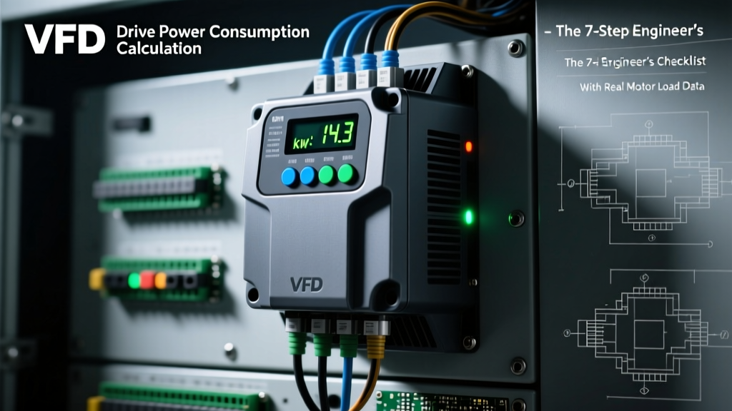VFD Drive Power Consumption Calculation: The 7-Step Engineer’s Checklist (With Real Motor Load Data, Unit Conversion Warnings, and IEC 61800-9 Compliance Tips)