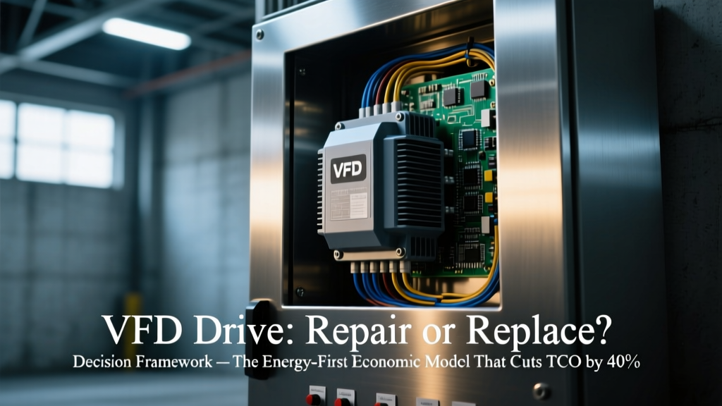 VFD Drive: Repair or Replace? Decision Framework — The Energy-First Economic Model That Cuts TCO by 22–37% (Not Just Upfront Cost)