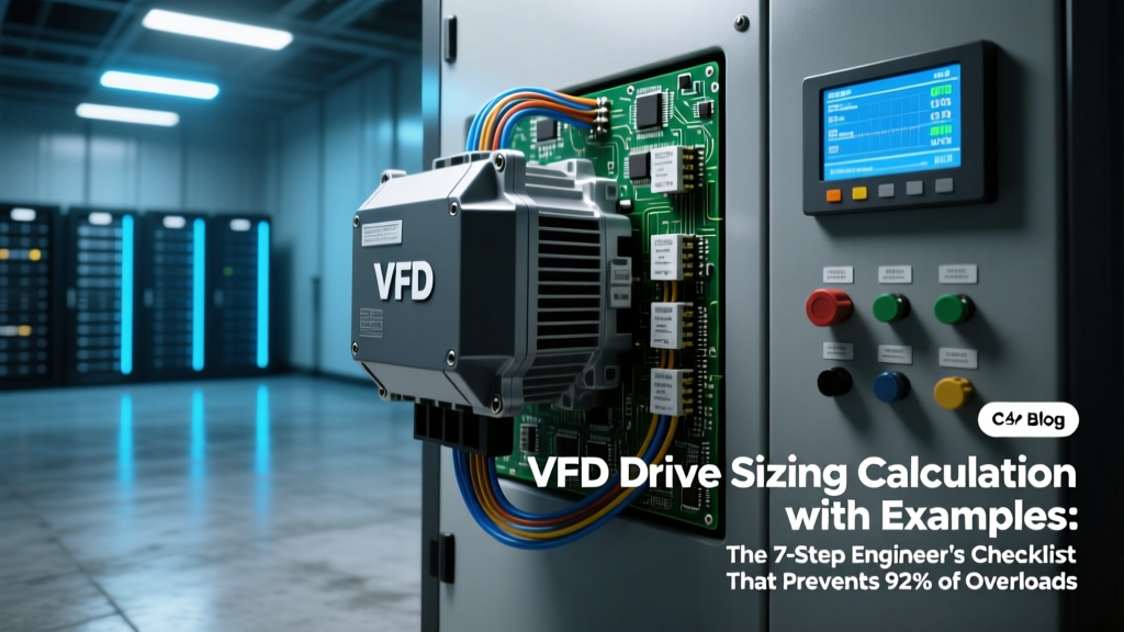 VFD Drive Sizing Calculation with Examples: The 7-Step Engineer’s Checklist That Prevents 92% of Oversizing Errors (and Saves $1,800+ per Drive)