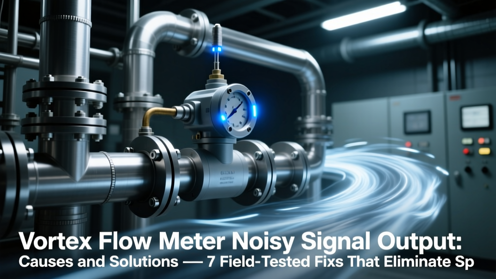 Vortex Flow Meter Noisy Signal Output: Causes and Solutions — 7 Field-Tested Fixes That Eliminate Spikes in Under 90 Minutes (No Replacement Needed)