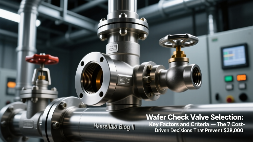 Wafer Check Valve Selection: Key Factors and Criteria — The 7 Cost-Driven Decisions That Prevent $28,000+ in Annual Downtime, Energy Waste, and Unplanned Replacements (Backed by API 609 Field Data)
