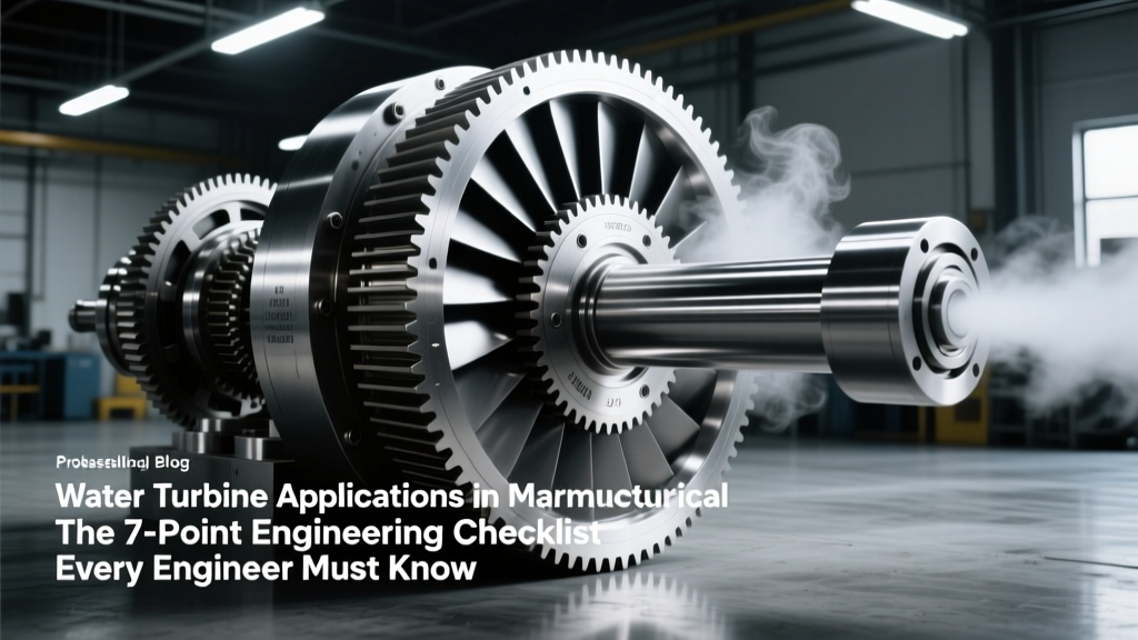 Water Turbine Applications in Pharmaceutical Manufacturing: The 7-Point Engineering Checklist Every Biotech Facility Engineer Overlooks (Before Wasting $287K on Inefficient Hydropower Integration)