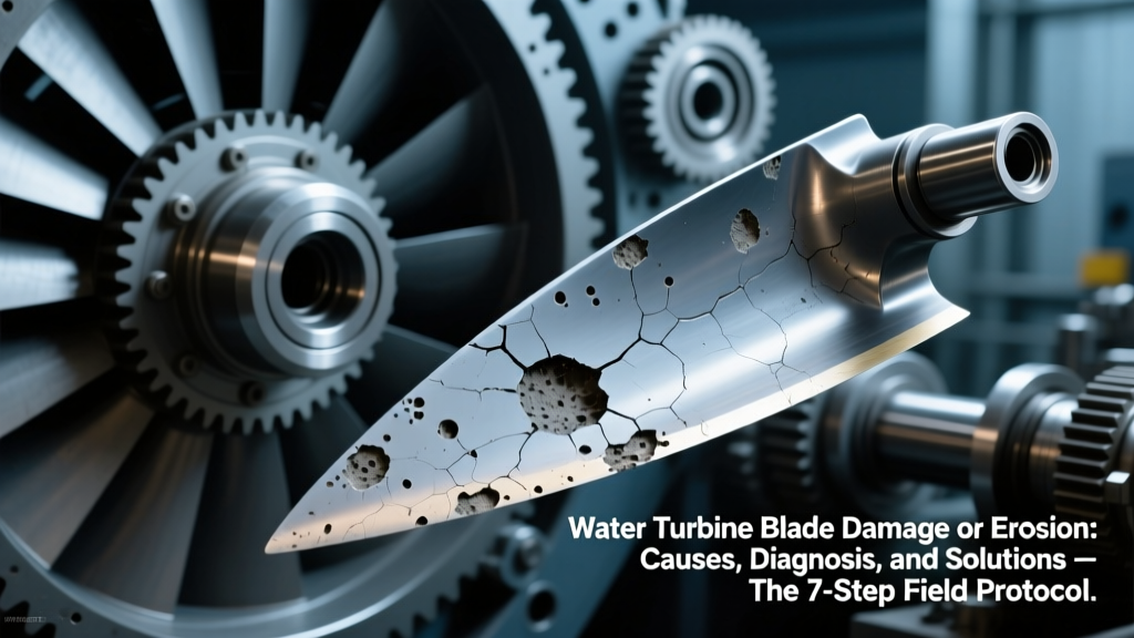 Water Turbine Blade Damage or Erosion: Causes, Diagnosis, and Solutions — The 7-Step Field Protocol That Cut Unplanned Outages by 68% at Three Hydropower Plants (With Real-Time Cavitation Calculations & Repair Cost Breakdowns)