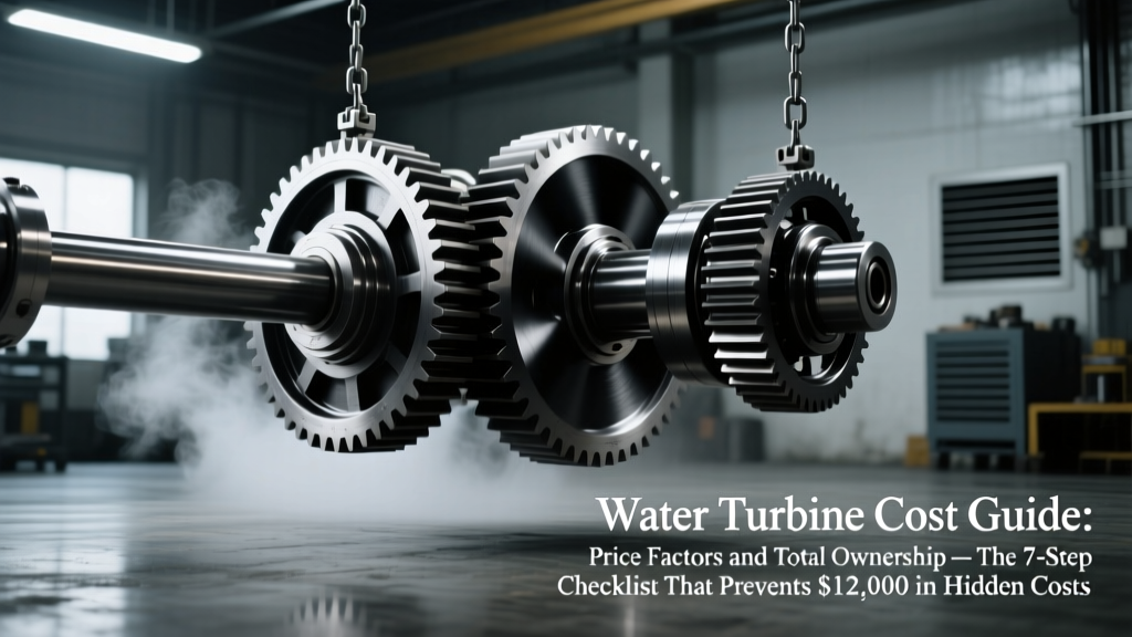 Water Turbine Cost Guide: Price Factors and Total Ownership — The 7-Step Checklist That Prevents $12,000–$85,000 in Hidden Overruns (Real Micro-Hydro Projects Analyzed)