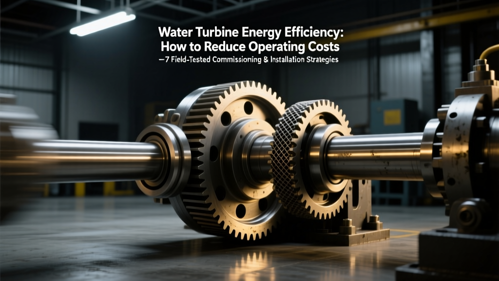 Water Turbine Energy Efficiency: How to Reduce Operating Costs — 7 Field-Tested Commissioning & Installation Levers That Cut O&M Spend by 12–23% (Not Just Maintenance Fixes)