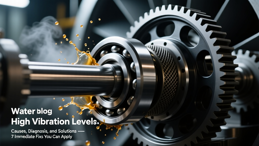 Water Turbine High Vibration Levels: Causes, Diagnosis, and Solutions — 7 Immediate Fixes You Can Apply Today (Before Bearing Failure or Cavitation Damage Escalates)
