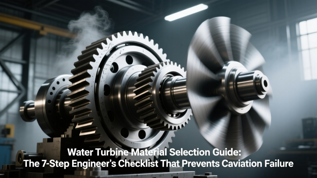 Water Turbine Material Selection Guide: The 7-Step Engineer’s Checklist That Prevents Cavitation Failure, Corrosion Cracks, and 12–18% Efficiency Loss in Real Hydro Plants (Not Theory)