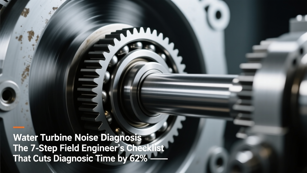 Water Turbine Noise Diagnosis: The 7-Step Field Engineer’s Checklist That Cuts Diagnostic Time by 62% (and Prevents Catastrophic Cavitation Failure)