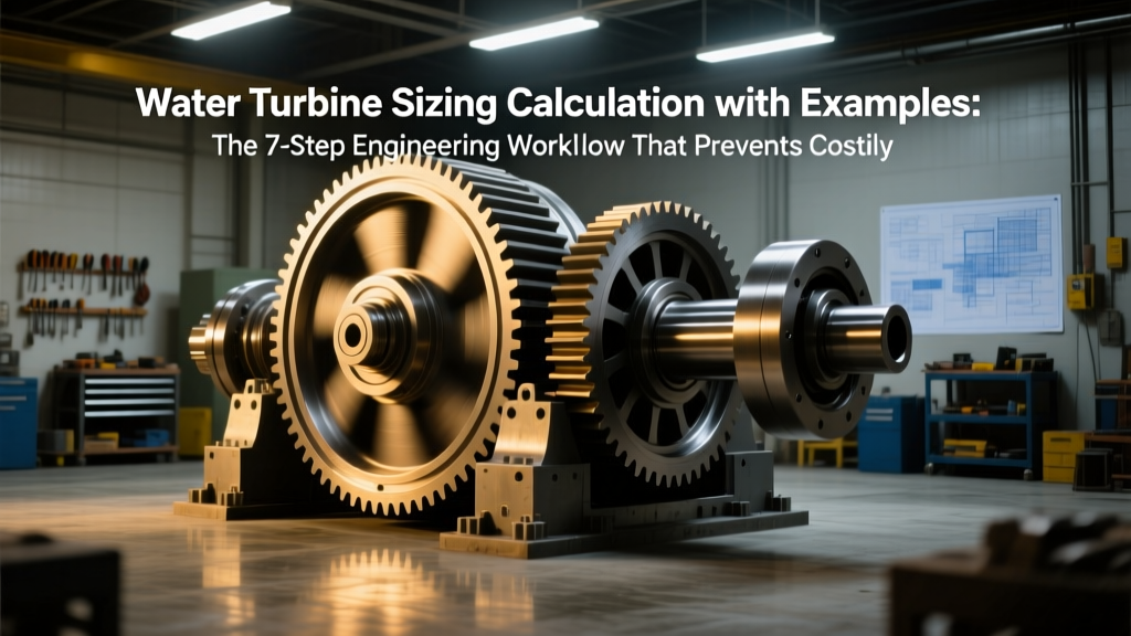 Water Turbine Sizing Calculation with Examples: The 7-Step Engineering Workflow That Prevents Costly Oversizing, Undersizing, and Regulatory Noncompliance (With Real Plant Data & ASME-Compliant Formulas)