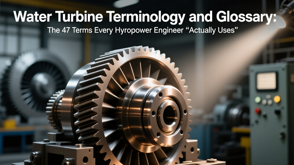 Water Turbine Terminology and Glossary: The 47 Terms Every Hydropower Engineer *Actually Uses* on Shift (Not the Textbook Definitions You Forgot at Commissioning)