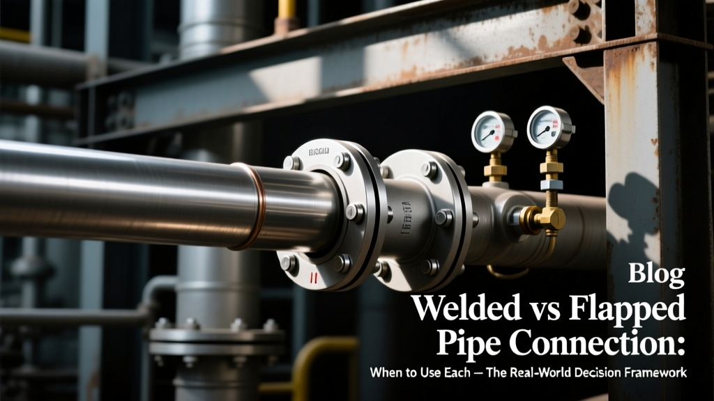 Welded vs Flanged Pipe Connection: When to Use Each — The Real-World Decision Framework Engineers *Actually* Use (Not Just Textbook Theory)