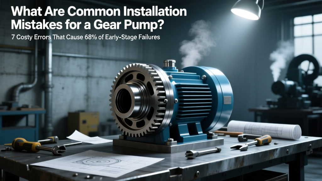 What Are Common Installation Mistakes for a Gear Pump? 7 Costly Errors That Cause 68% of Early-Stage Gear Pump Failures (and Exactly How to Prevent Each One)