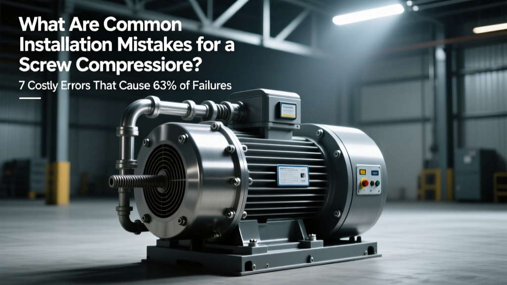 What Are Common Installation Mistakes for a Screw Compressor? 7 Costly Errors That Cause 63% of Early Failures (and Exactly How to Avoid Each One Before Startup)