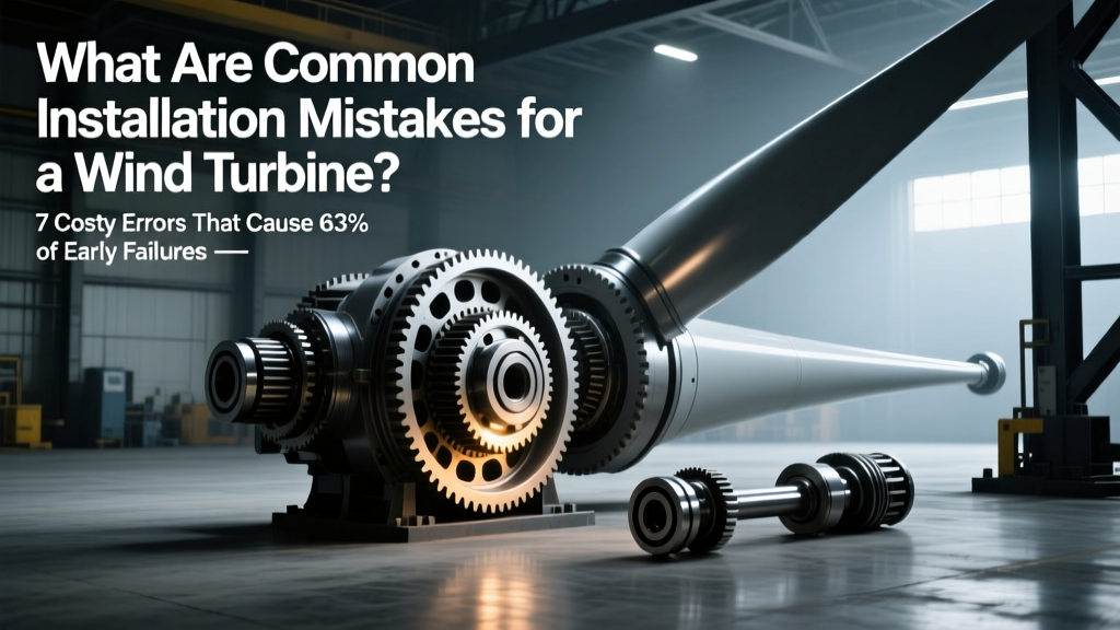 What Are Common Installation Mistakes for a Wind Turbine? 7 Costly Errors That Cause 63% of Early Failures (and Exactly How to Avoid Each One)