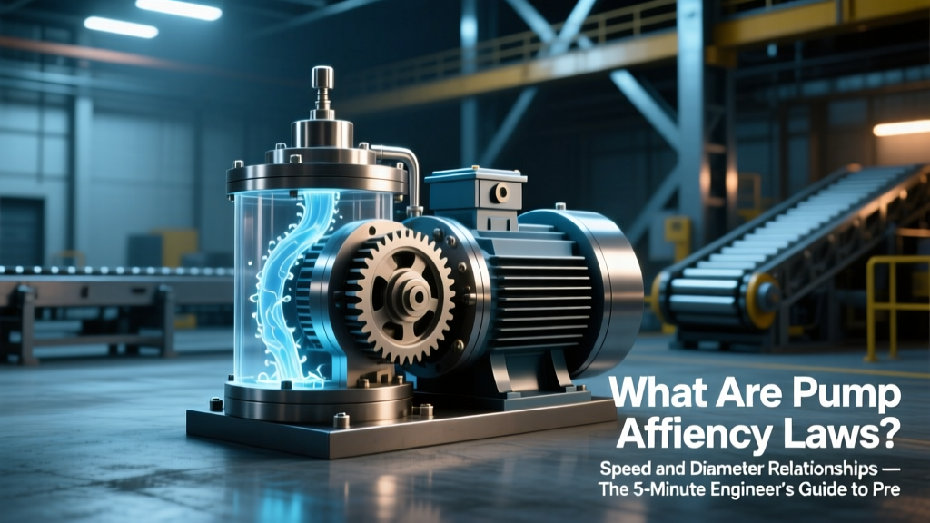 What Are Pump Affinity Laws? Speed and Diameter Relationships — The 5-Minute Engineer’s Guide to Predicting Flow, Head & Power (Without Guesswork or Costly Trial Runs)