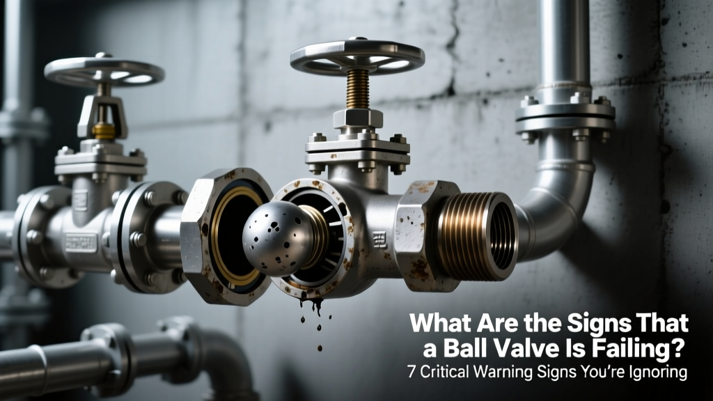 What Are the Signs That a Ball Valve Is Failing? 7 Critical Warning Signs You’re Ignoring (Visual, Audible & Performance Red Flags That Prevent Costly Downtime)