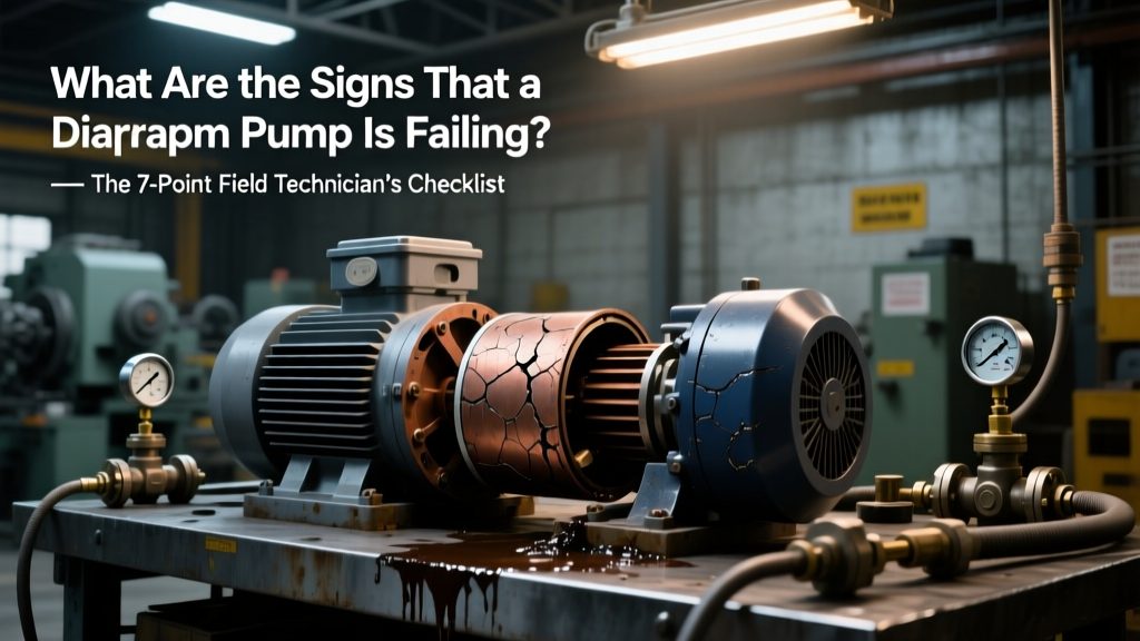What Are the Signs That a Diaphragm Pump Is Failing? — The 7-Point Field Technician’s Checklist (Visual, Audible & Performance Red Flags You Can’t Ignore)