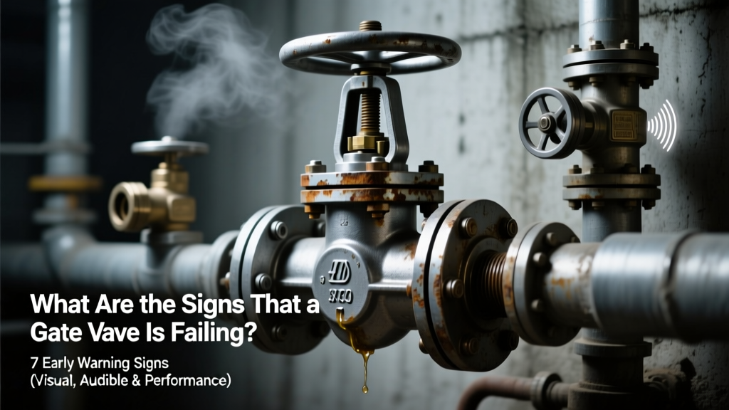 What Are the Signs That a Gate Valve Is Failing? 7 Early Warning Signs (Visual, Audible & Performance-Based) That Save You $3,200+ in Emergency Repairs & Downtime — Backed by API RP 14E & ASME B16.34 Data