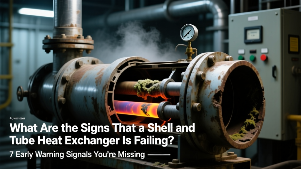 What Are the Signs That a Shell and Tube Heat Exchanger Is Failing? 7 Early Warning Signals You’re Ignoring — Because 68% of Unplanned Shutdowns Start With One Overlooked Symptom (and It’s Not Leaking)