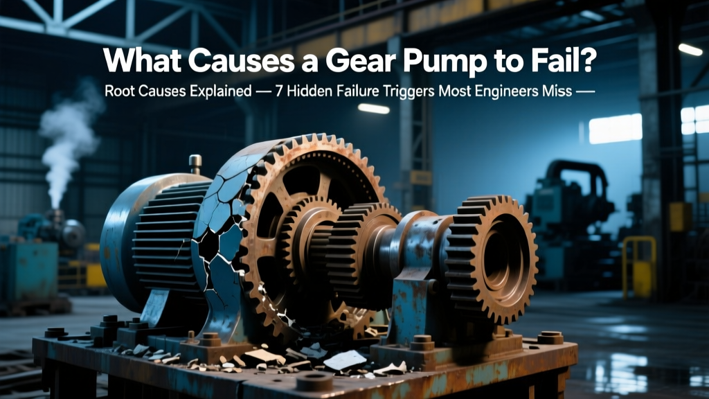What Causes a Gear Pump to Fail? Root Causes Explained — 7 Hidden Failure Triggers Most Engineers Miss (Including the #1 Design Flaw That Guarantees Premature Wear)