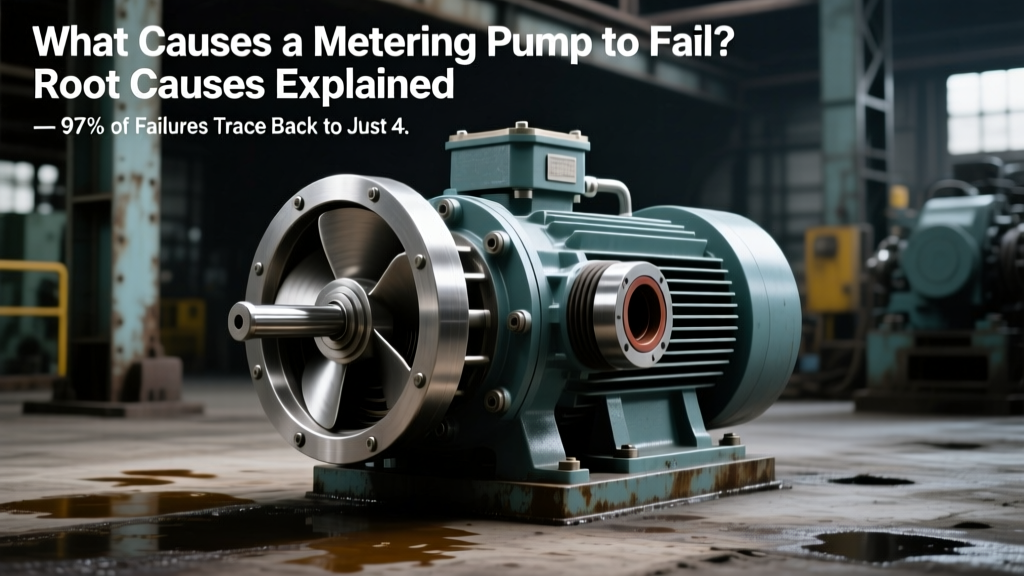 What Causes a Metering Pump to Fail? Root Causes Explained — 97% of Failures Trace Back to Just 4 Avoidable Mistakes (Not Wear Alone)