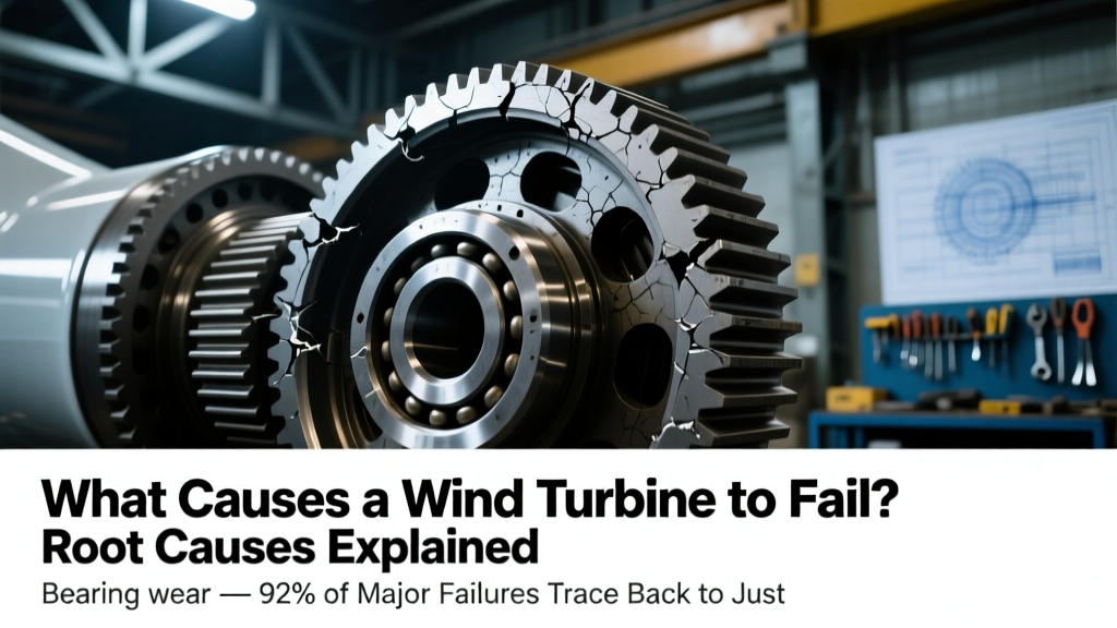 What Causes a Wind Turbine to Fail? Root Causes Explained — 92% of Major Failures Trace Back to Just 4 Interlocking Failure Pathways (Data-Validated Breakdown)
