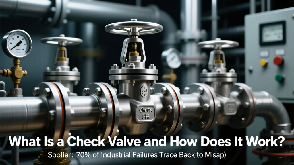 What Is a Check Valve and How Does It Work? (Spoiler: 70% of Industrial Failures Trace Back to Misapplied or Undersized Check Valves — Here’s Exactly How to Avoid Costly Backflow Catastrophes)