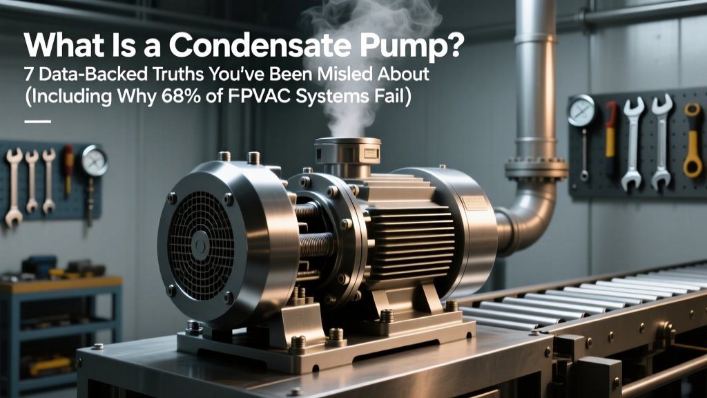 What Is a Condensate Pump? 7 Data-Backed Truths You’ve Been Misled About (Including Why 68% of HVAC Failures Trace to Pump Oversizing or Undersizing)