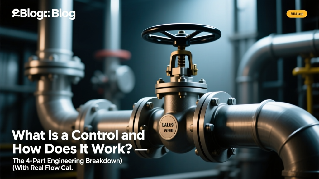 What Is a Control Valve and How Does It Work? — The 4-Part Engineering Breakdown (With Real Flow Calculations, Failure Cost Data, and ASME/ISA Compliance Benchmarks)